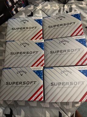 Golf balls (Callaway Supersoft)72 Golf balls 6 boxes